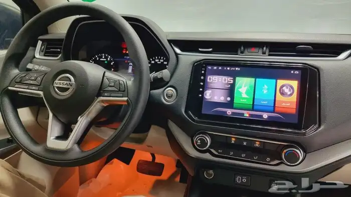 شاشة نيسان اكستيرا 2022 مع CarPlay وكامره 4