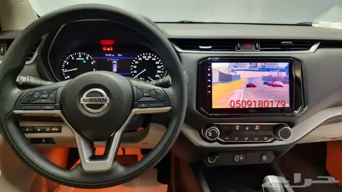 شاشة نيسان اكستيرا 2022 مع CarPlay وكامره 2