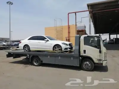 سطحة لنقل سيارات ودراجات الى جميع دول الخليج 2