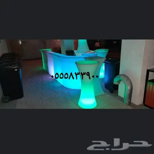 تنسيق حفلات بار مضي مكعبات مضيئه 0