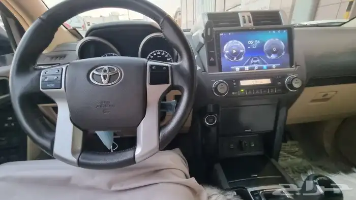 شاشة برادو 2014 الى 2017 مع كامره خلفيه 3