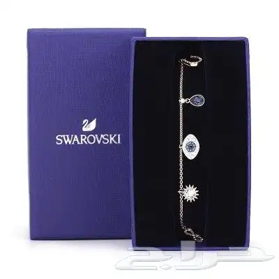 سلسال ماركه سوارفسكي خاتم واسوارة 9