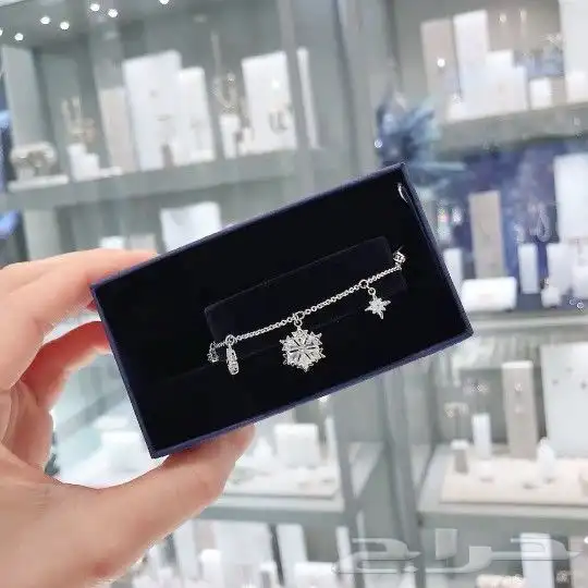 سلسال ماركه سوارفسكي خاتم واسوارة 8