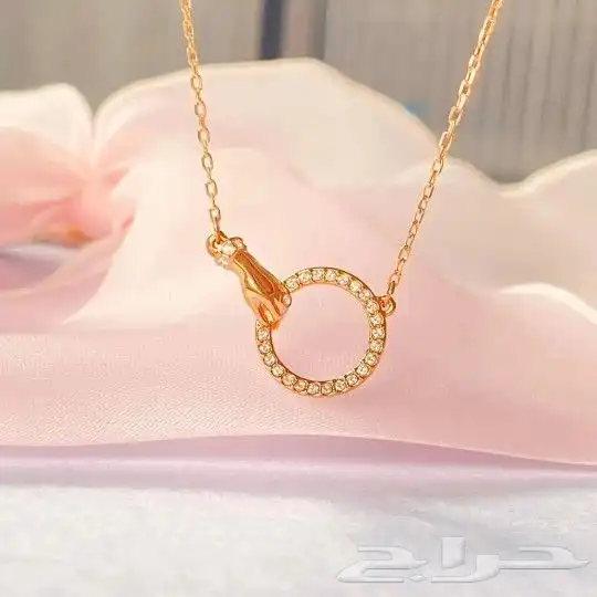 سلسال ماركه سوارفسكي خاتم واسوارة 3
