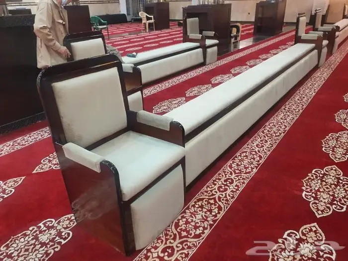 تكاية مساندظهر مساجد دواليب وحوامل مصاحف ديكورات مساجد 34
