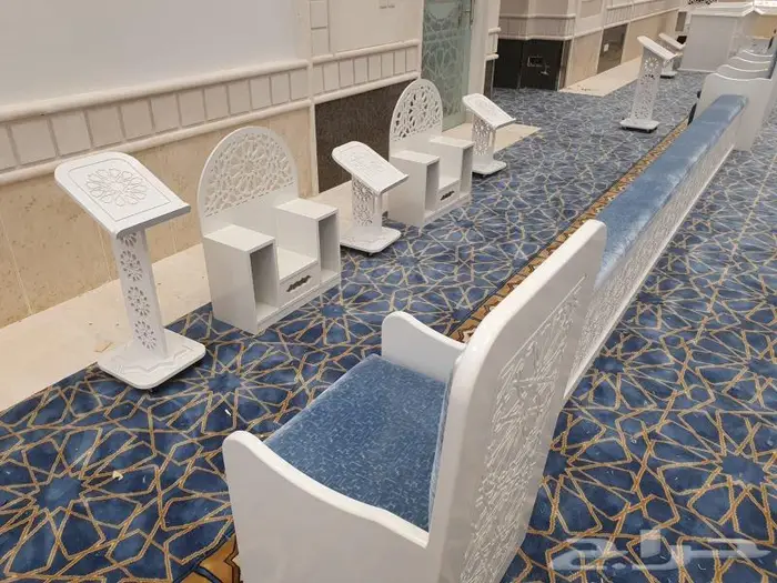تكاية مساندظهر مساجد دواليب وحوامل مصاحف ديكورات مساجد 42