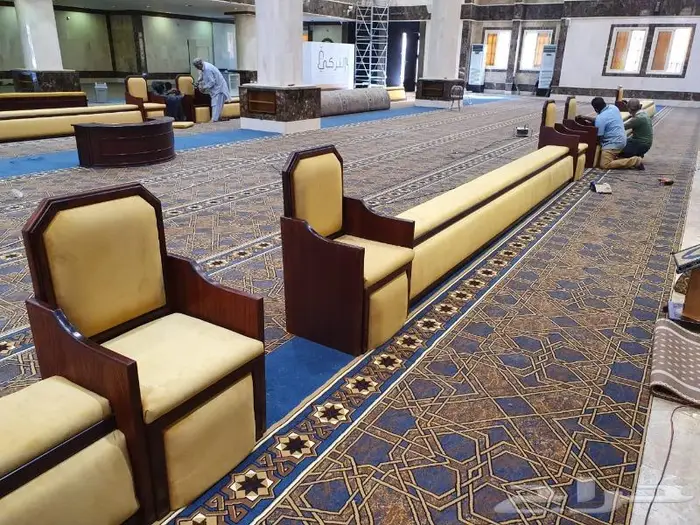 تكاية مساندظهر مساجد دواليب وحوامل مصاحف ديكورات مساجد 45