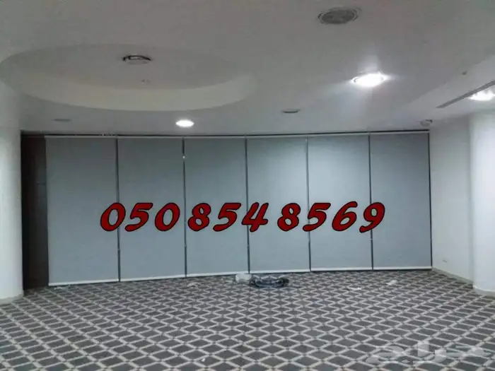 ستائر كهربائية ويدوي وابواب جلد اكرديون 6