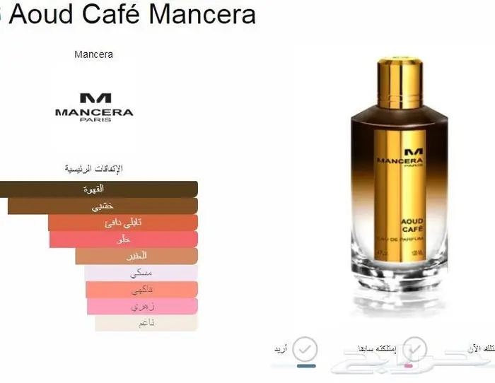 أجمل و أرقي عطور مانسيرا .. Aoud Cafe Mancera 6