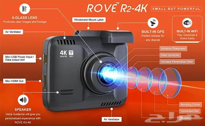توثيق كل اللحظات داش كام بدقة عالية جدا واي فاي ودقة 4k 1