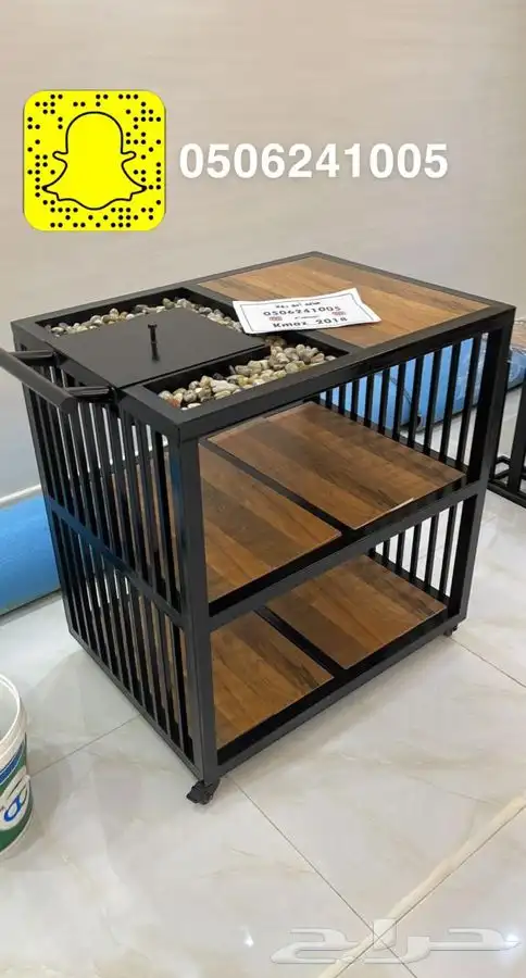 طاولات او منقد تدفئه خارجيه سيراميك مشبات منقل حدايق 60