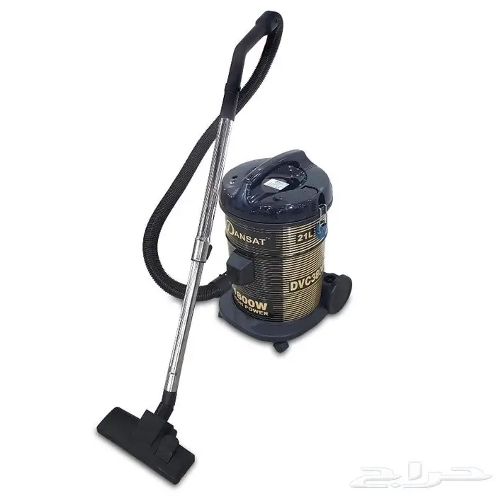 مكنسة مكنسة دانسات برميل 21 لتر لون ذهبي 1800واط 0