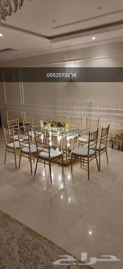 طاولات قزاز للايجار 2