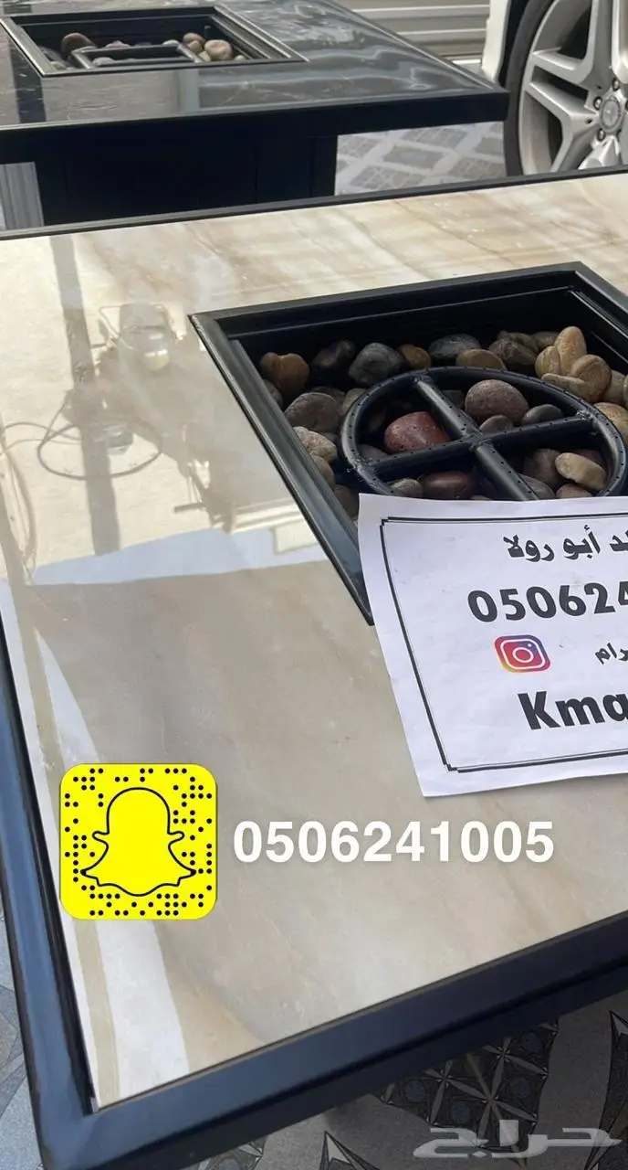 مدفاه منقد او منقل فحم وطاولات تدفئه او حطب او غاز للحدائق 61