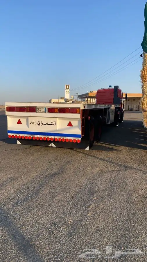 تريلا سطحة لنقل السراميك والبلاط والحديد والاخشاب بريدة 2