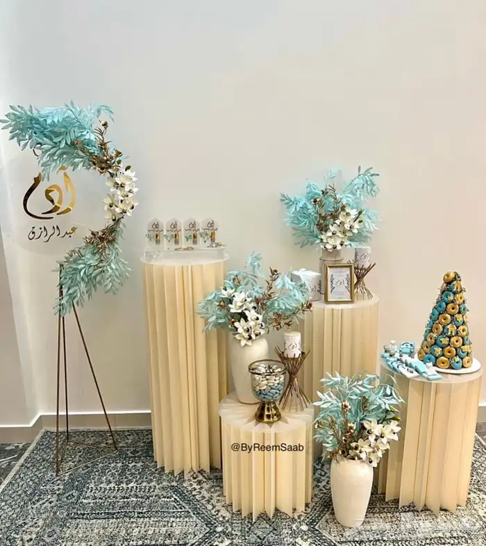 تنسيق مداخل واستقبال وحفلات التخرج 6