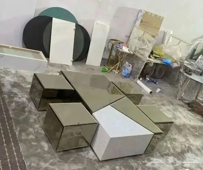 ورشه تفصيل طاولات ومداخل حسب طلب العميل ويوجد توصيل 26