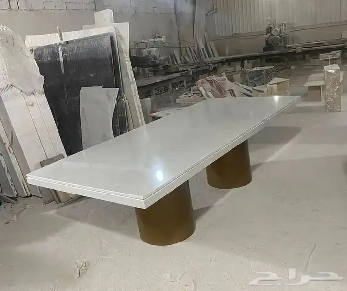 ورشه تفصيل طاولات ومداخل حسب طلب العميل ويوجد توصيل 14
