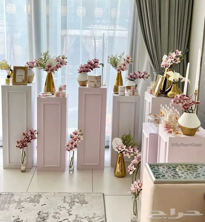 تنسيق مداخل واستقبال وحفلات التخرج 2