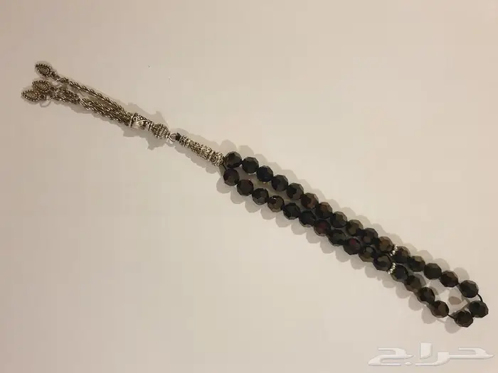 سبحة كريستال اسود صغيرة مخزنة 0