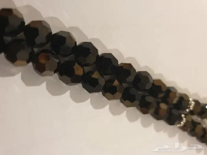 سبحة كريستال اسود صغيرة مخزنة 9