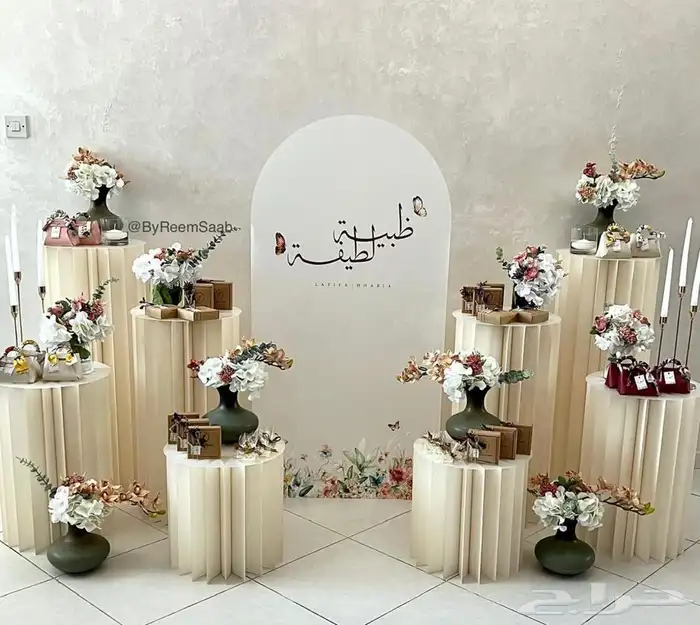 تنسيق مداخل واستقبال وحفلات التخرج 16