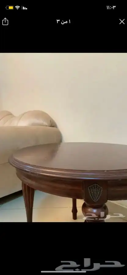 طاوله خشب ماليزي جانبيه 0