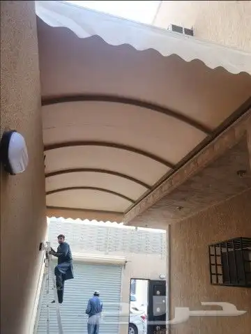 مظلات وسواتر وجميع أعمال الحداده 21