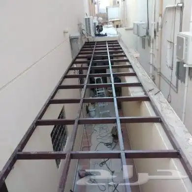 مظلات وسواتر وجميع أعمال الحداده 45