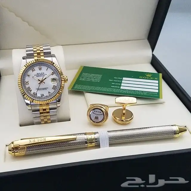 عرض اطقم رولكس رجالي ساعه قلم كبك 365SR 23