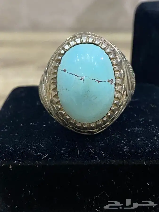 فيروز نيشابوري ايراني صافي بعرق بوسط الحجر قبه صياغة شاكري 2