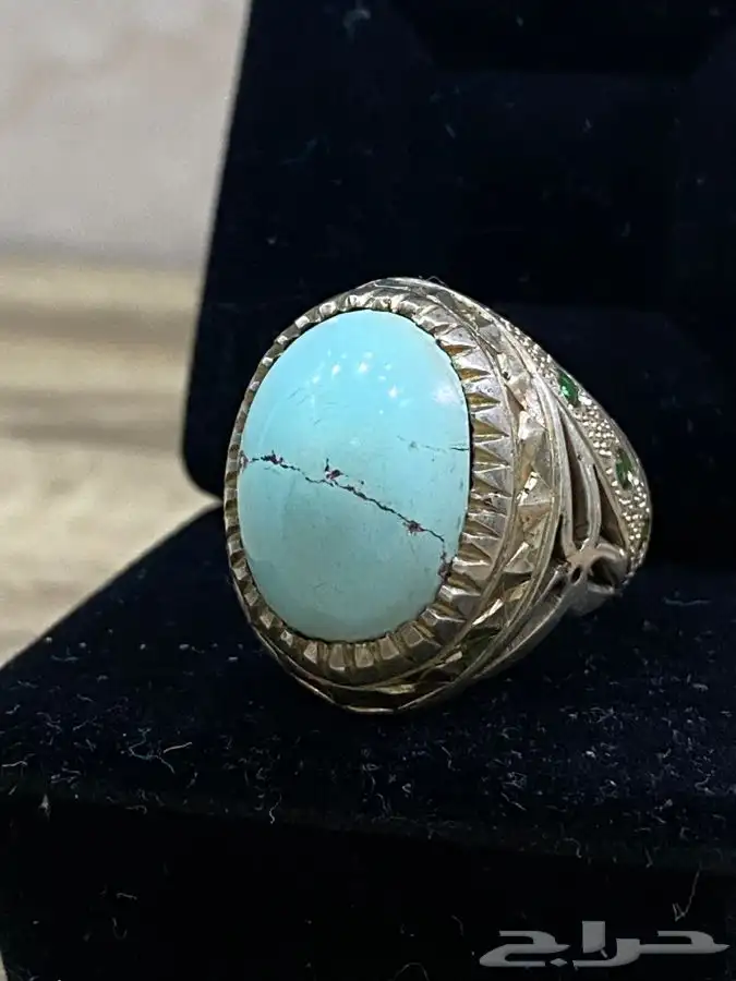 فيروز نيشابوري ايراني صافي بعرق بوسط الحجر قبه صياغة شاكري 0