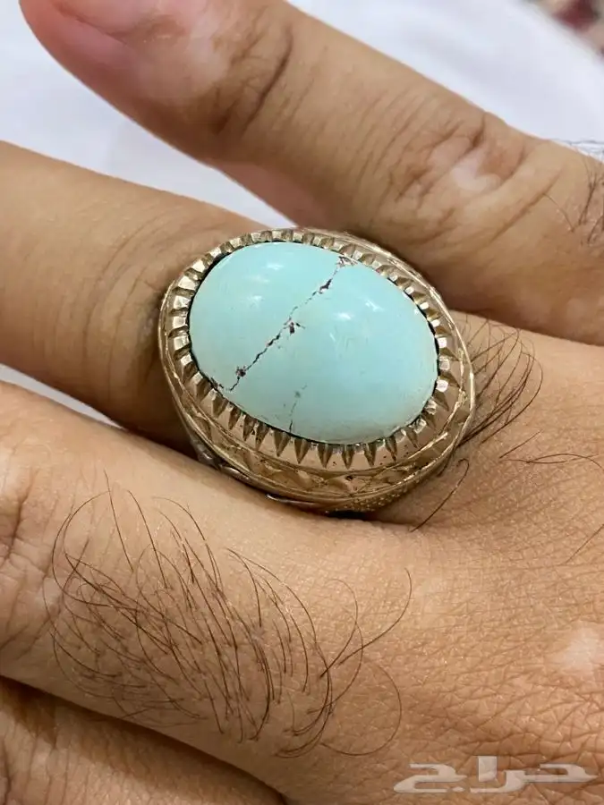 فيروز نيشابوري ايراني صافي بعرق بوسط الحجر قبه صياغة شاكري 4