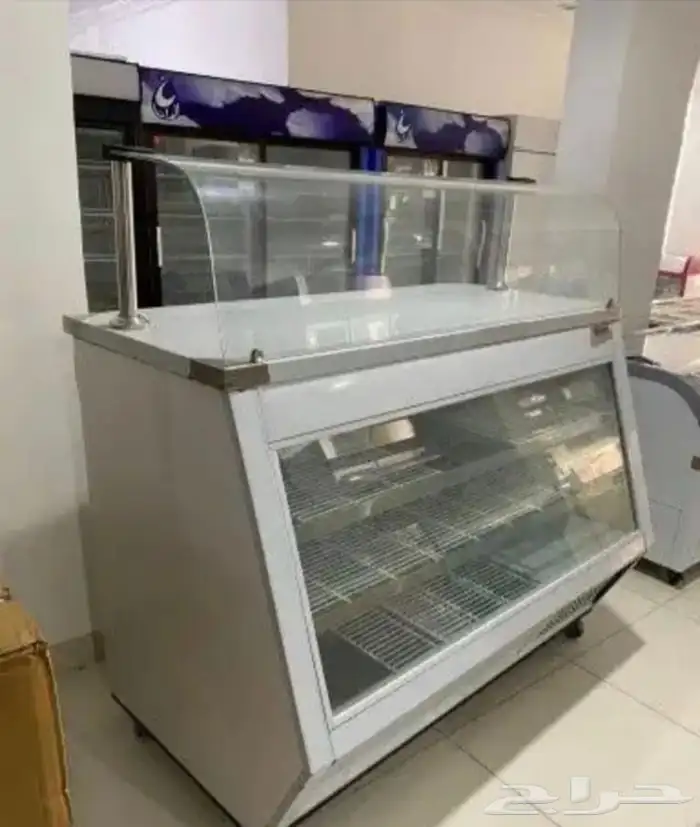 ثلاجة ALFURAT كاونتر مائل استيل وذهبي 1