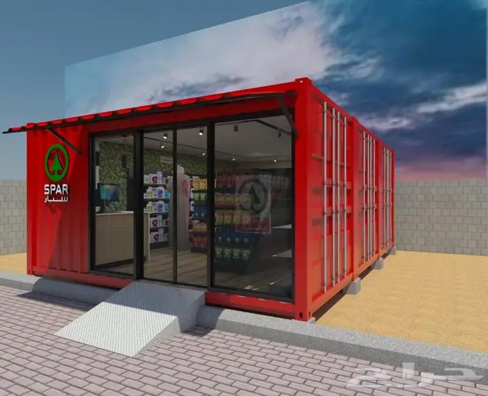 فود ترك بوث كشك كونتينر بورتبل دورة مياه بركس بيوت مخيم 6