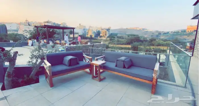 كراسي طقم كامل خشب سويدي او حديد 16