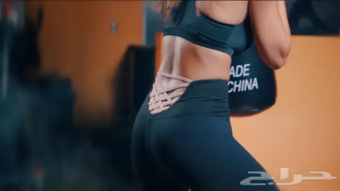 ليغينغز بنطال كروس أوفر لون أسود Crossover Leggings 2022 4