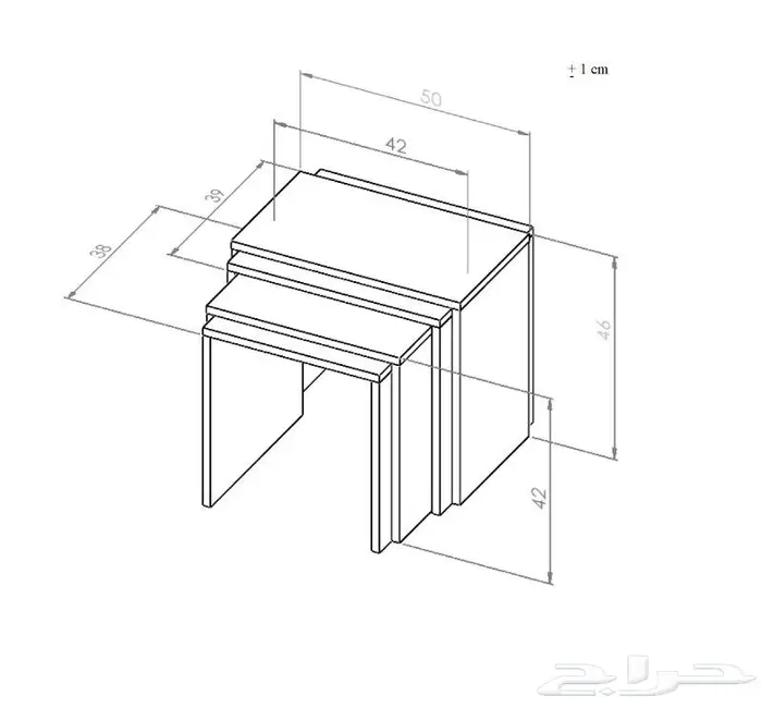 طاولة وديكور شاشه بعدة ألوان بالكرتون جديد وشحن مجاني 32