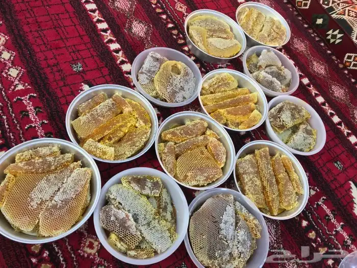 عسل شمع جديد سمر وسدر وضهيان وقتاده فاخر جنوبي 13