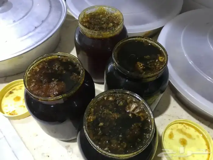   عسل شمع قطفه جديده سمره وسلمه وسدر 3
