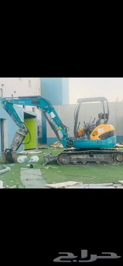 للإيجار بوكلين صغير حجم 3 طن و 5 طن 5