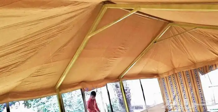 خيام باكستانية واجهة شفاف ثلاث طبقات سماكة 30 6