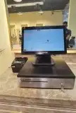 كاشير لمس ميزان باركود ورق رول طابعة فواتير قارء باركود 10