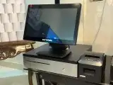 كاشير لمس ميزان باركود ورق رول طابعة فواتير قارء باركود 14