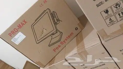 كاشير لمس ميزان باركود ورق رول طابعة فواتير قارء باركود 4