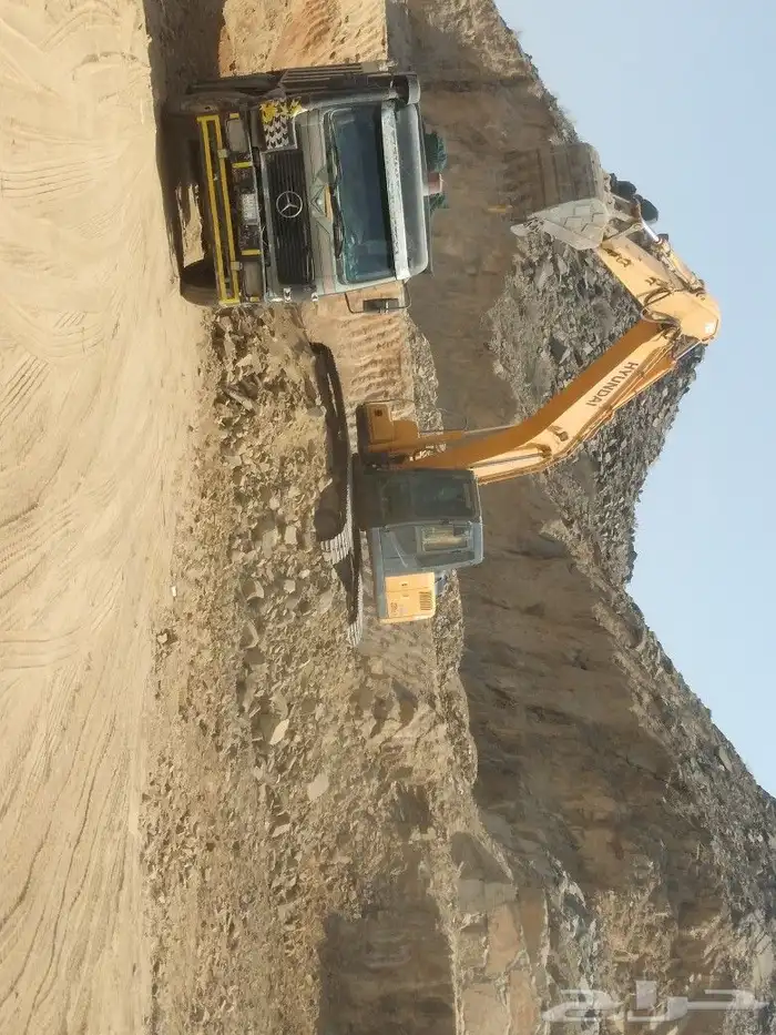 لايجار بوكلين وتفتيت صخور 8