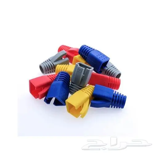 غطاء حماية لكيابل الشبكة RJ45 بعدة الوان 2