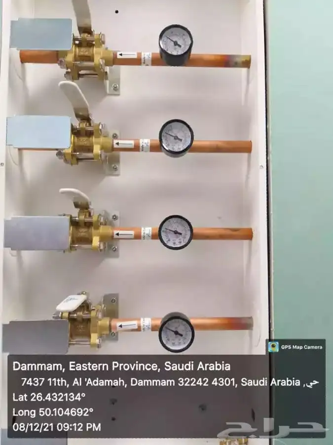 خزان غاز مواسير غاز كاشف غاز صمام غاز عداد غاز 2