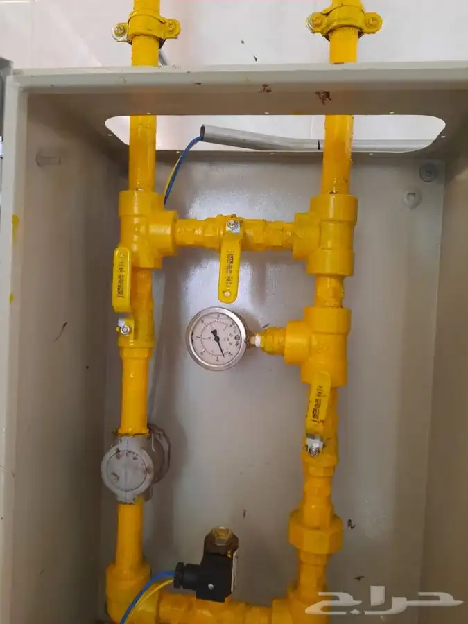 خزان غاز مواسير غاز كاشف غاز صمام غاز عداد غاز 5