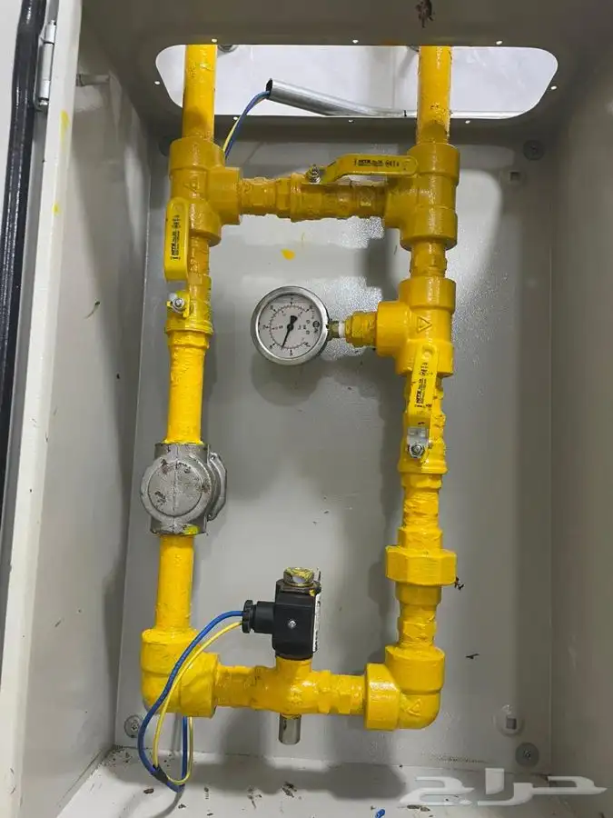 خزان غاز مواسير غاز كاشف غاز صمام غاز عداد غاز 6